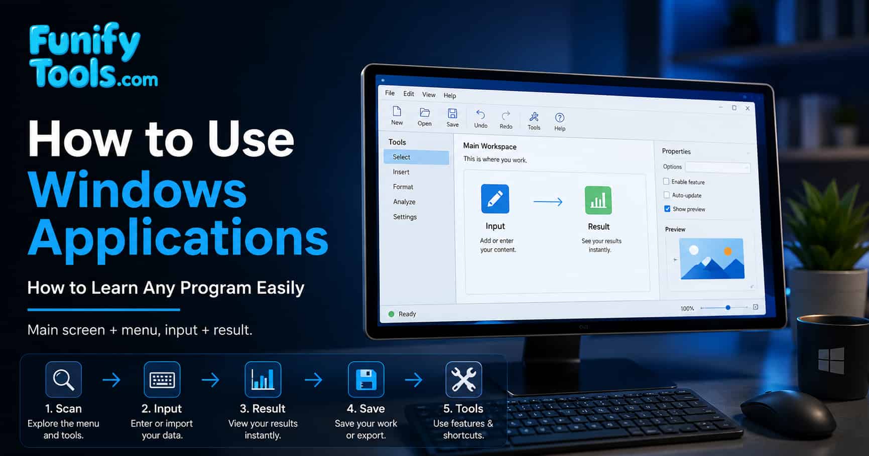 Thumbnail image for the how to use windows applications how to learn any program easily.