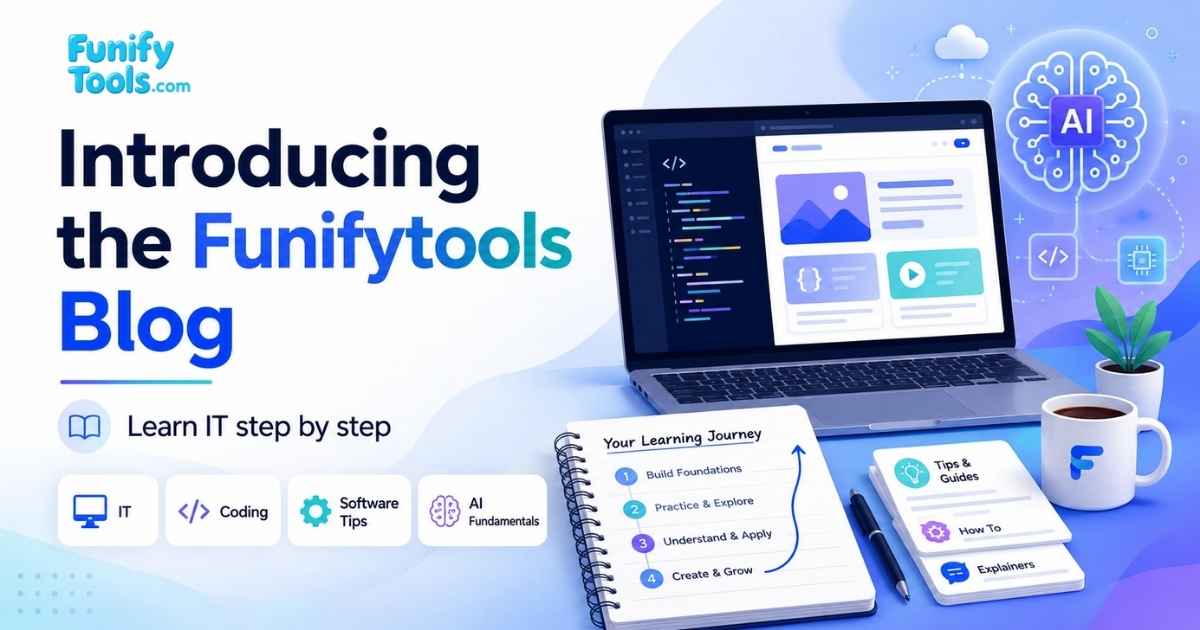 Thumbnail image for the introducing the funifytools blog.