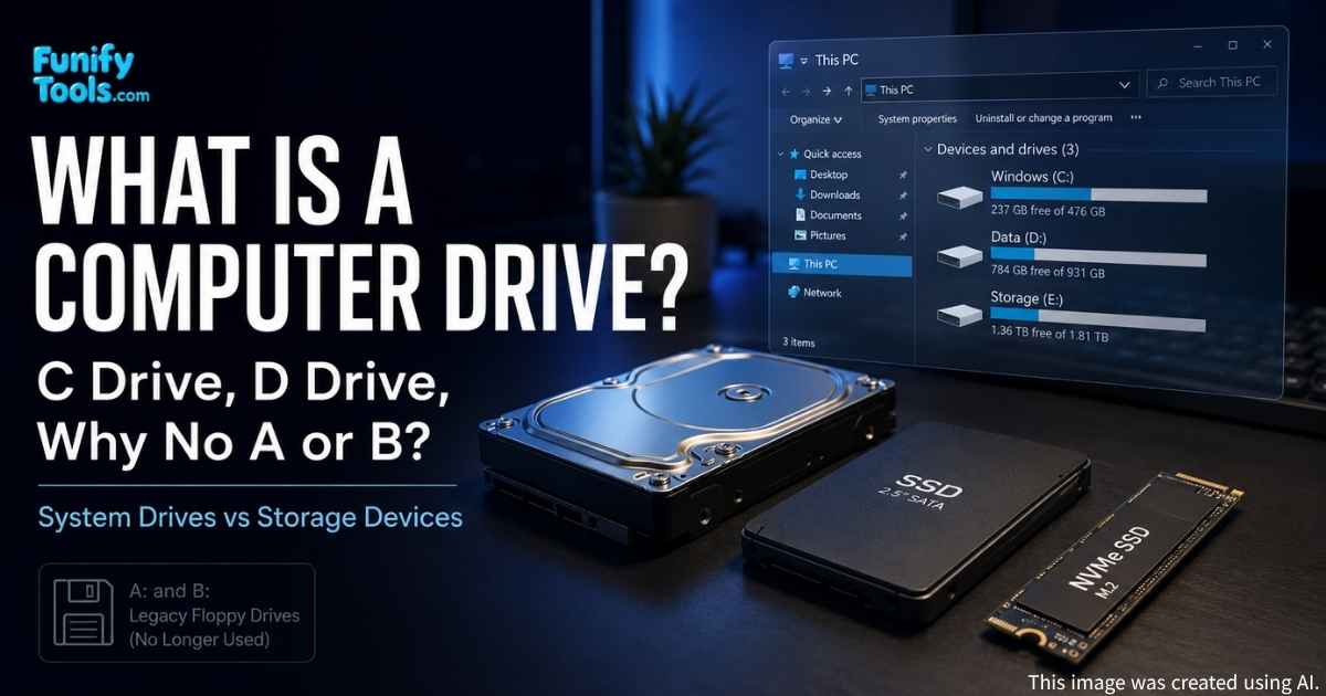 Thumbnail image for the what is a computer drive.