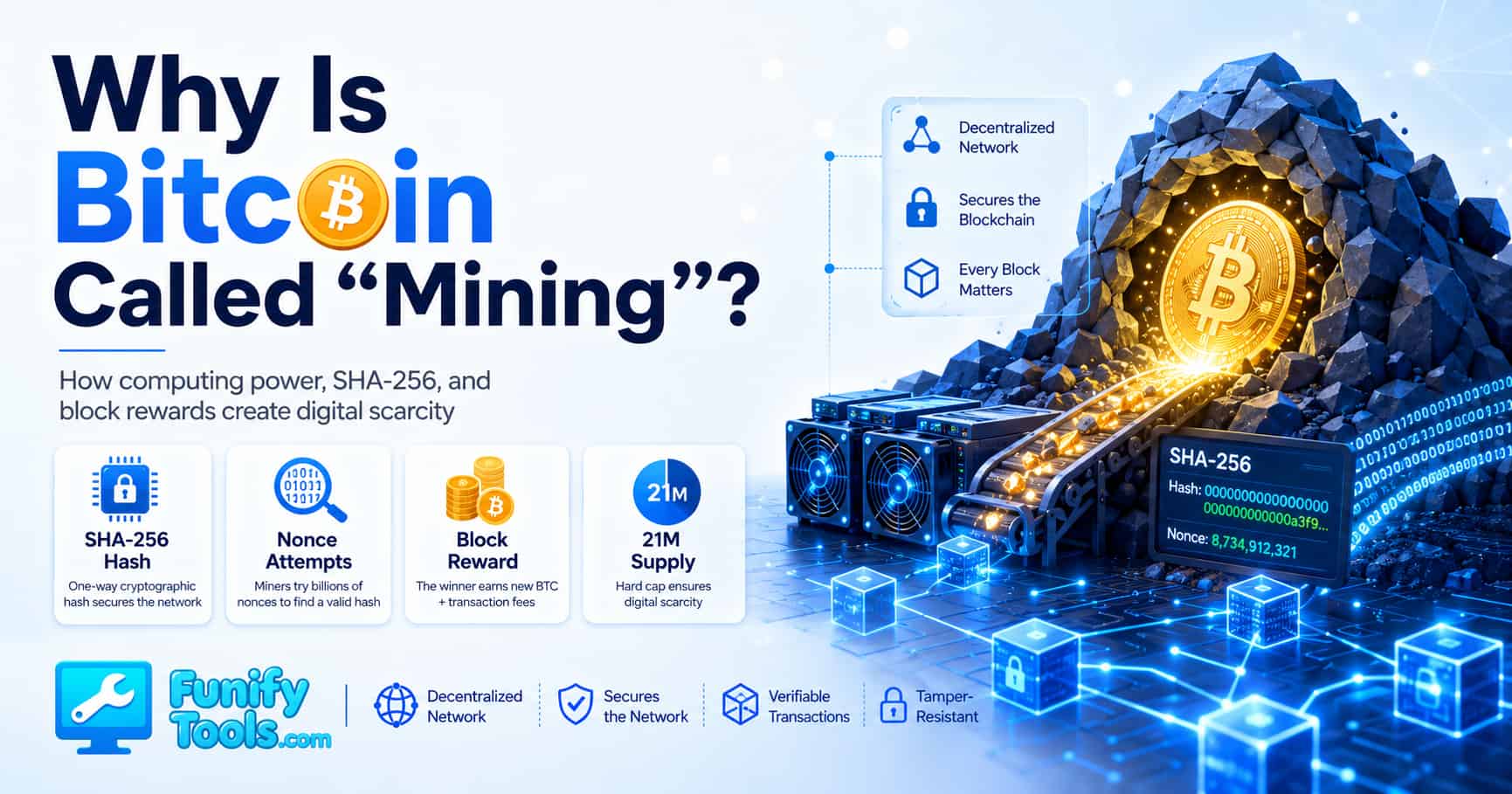 Thumbnail image for why is bitcoin called mining.