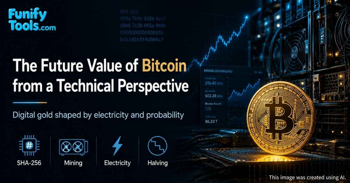 Thumbnail image for the the future value of bitcoin from a technical perspective.