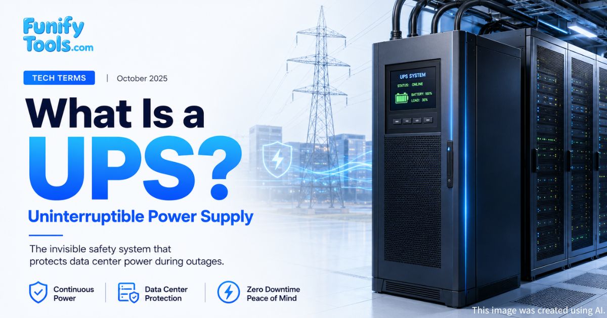 Thumbnail image for the what is a ups uninterruptible power supply.