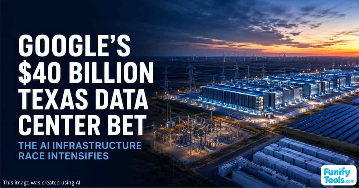 Thumbnail image for Google to Invest $40 Billion in Texas Data Centers as the AI Infrastructure Race Intensifies