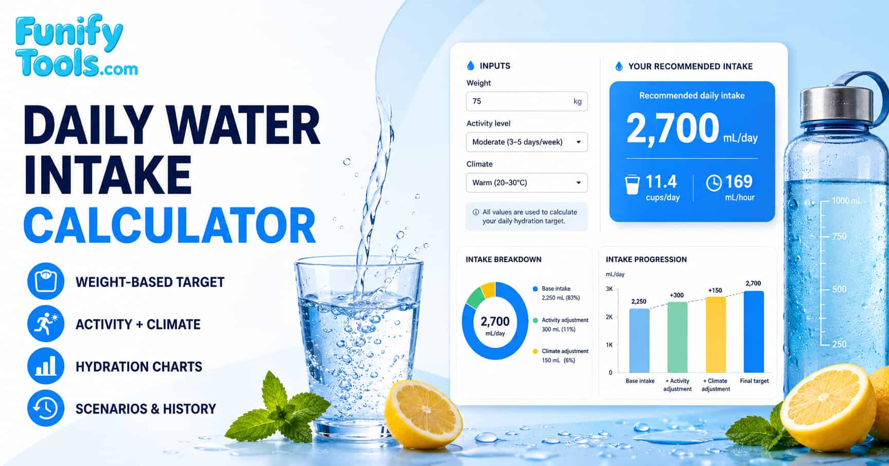 Thumbnail image for the daily water intake.