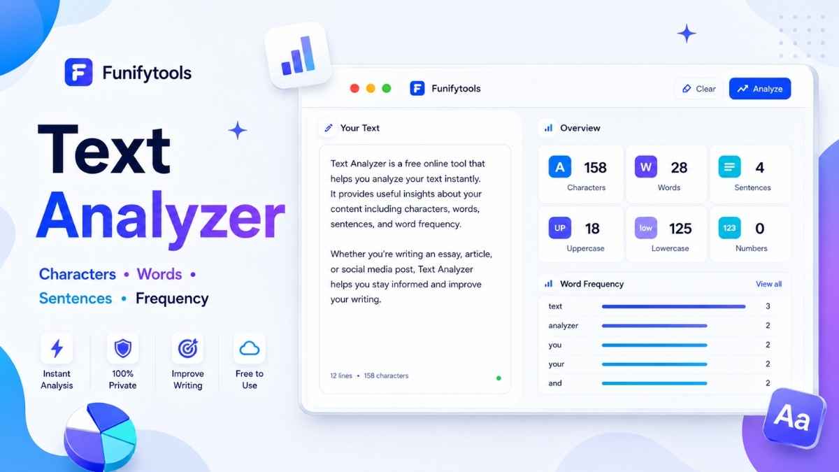 Online Text Analyzer - Count Characters preview
